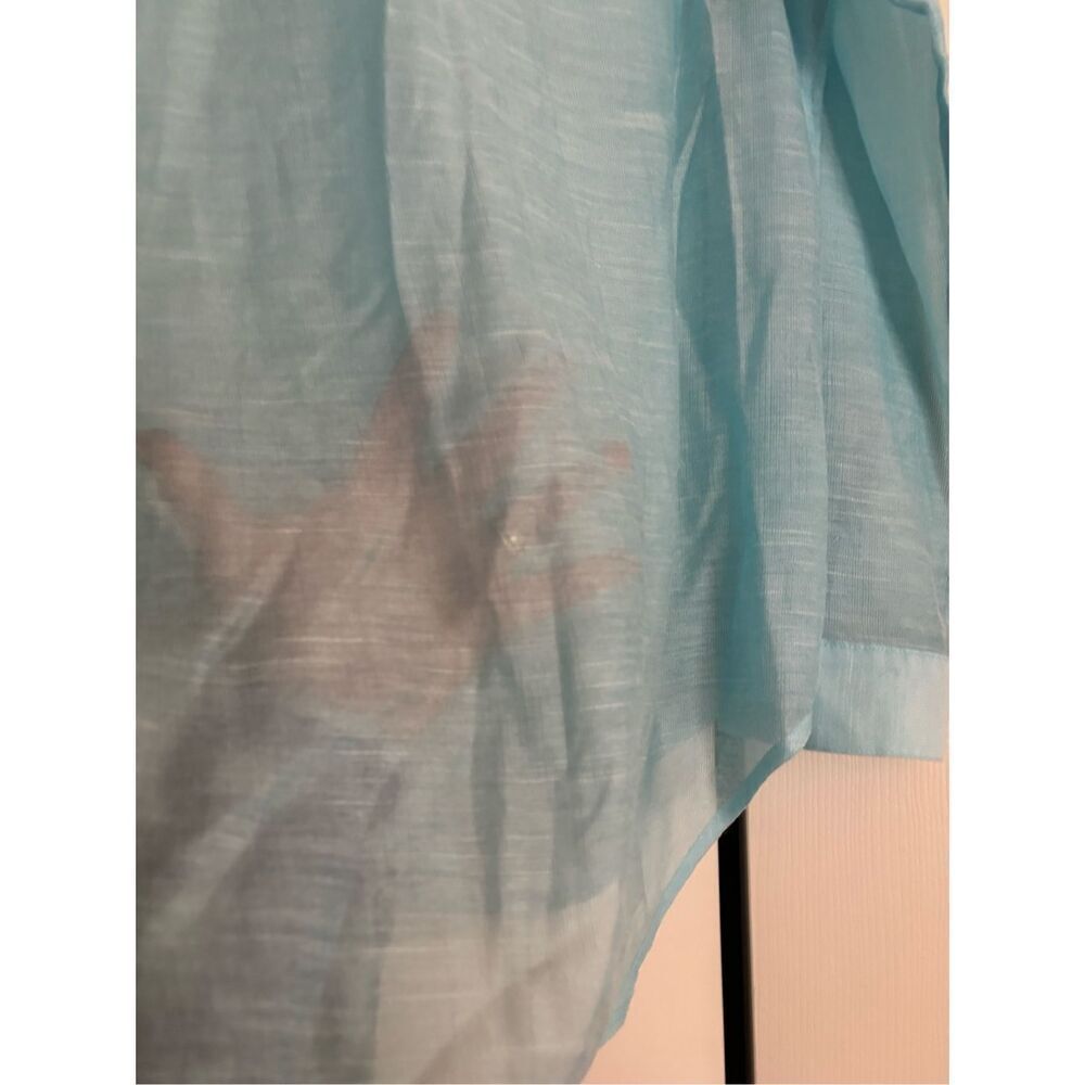Chico’s Sheer Button Up Blouse - Picture 5 of 6